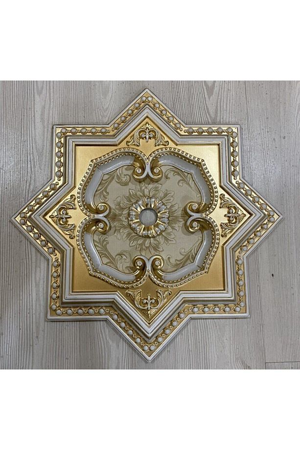 Decogold 60 Cm Yıldız Bronz Saray Tavan Göbek - 1