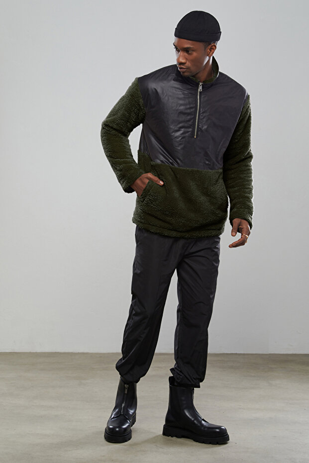 Haki Teddy Sweatshirt - 2