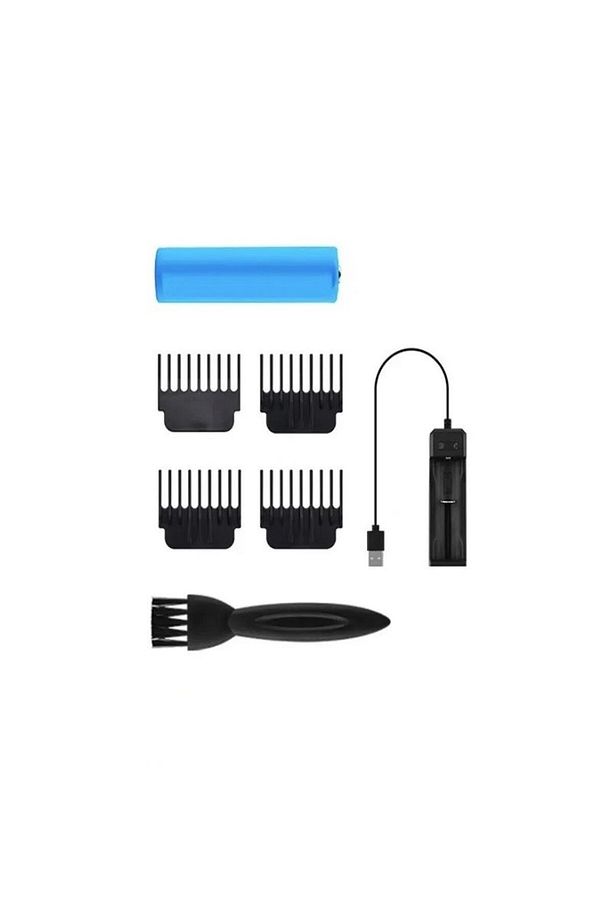 T-blade Profesyonel Ejderha Desenli Altın Sarısı Saç Sakal Usb Ile Şarj Edilebilir Tıraş Makinesi - 5
