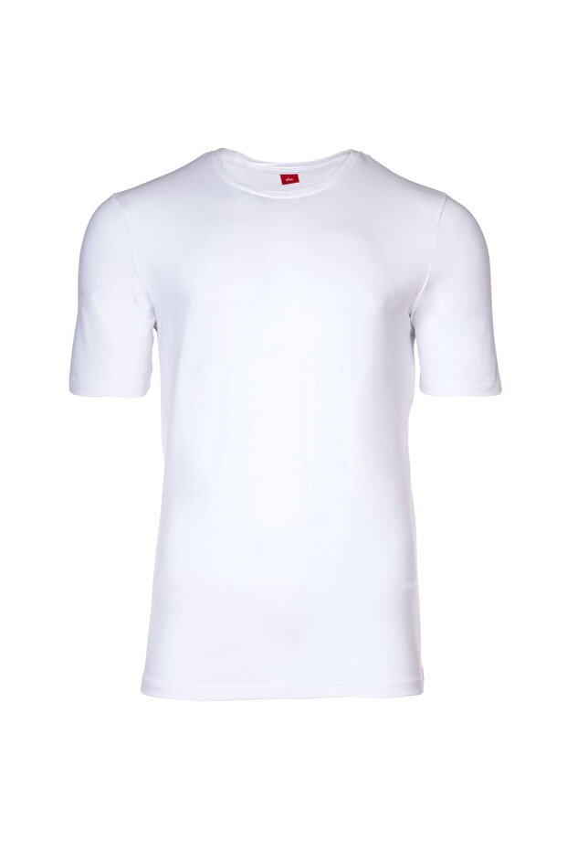 Herren T-Shirt, 4er Pack - Basic, Rundhals, einfarbig - 2