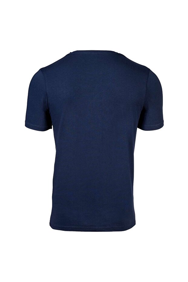 Herren T-Shirt, 4er Pack - Basic, Rundhals, einfarbig - 3