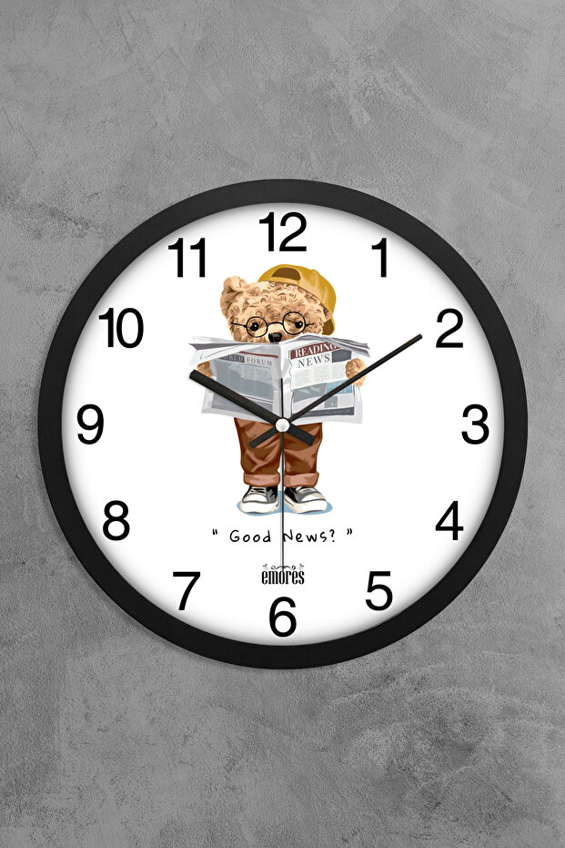 30 CM REAL GLASS SILENT MECHANISM DECORATIVE WALL CLOCK