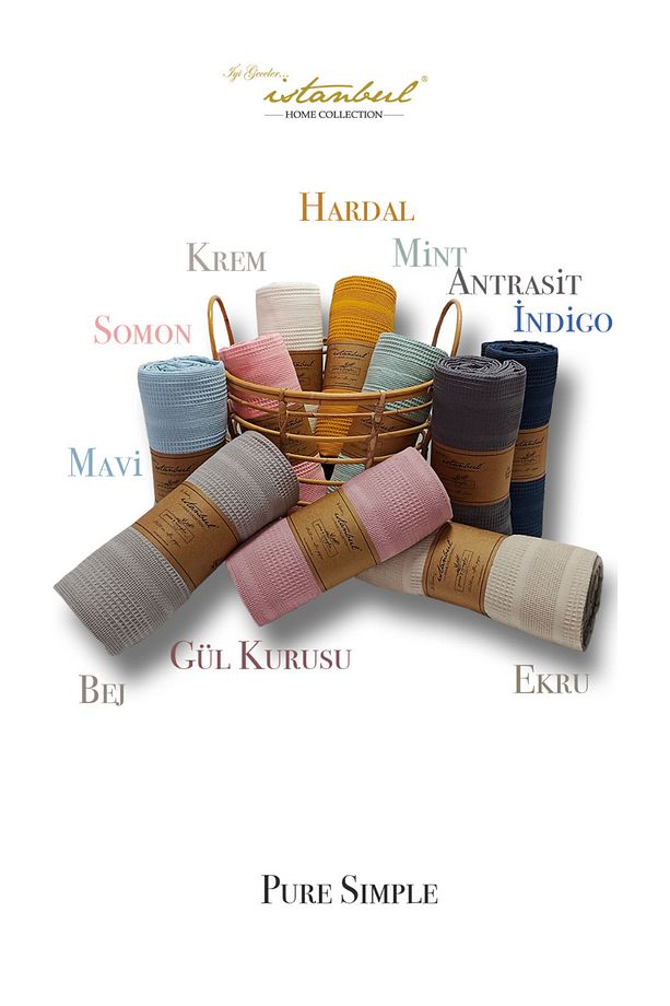 Tek Kişilik Tek Pike - Indigo Renk - 2