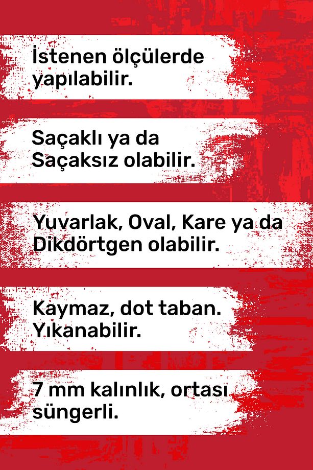Klasik Çiçekli Gülkkurusu Dijital Baskı Halı - 6