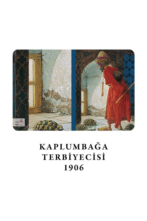 Osman Hamdi Bey 4'lü Defter Seti 3 - Kaplumbağa Serisi - Çizgisiz - 64 Sayfa - 14x21cm - 3