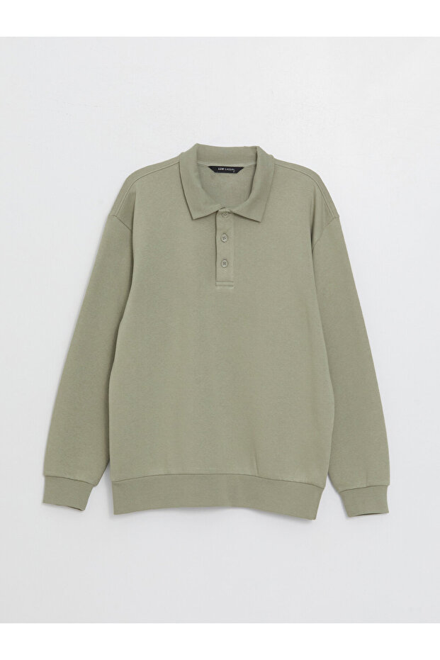 Férfi pulóver - póló nyakú, hosszú ujjú - 6