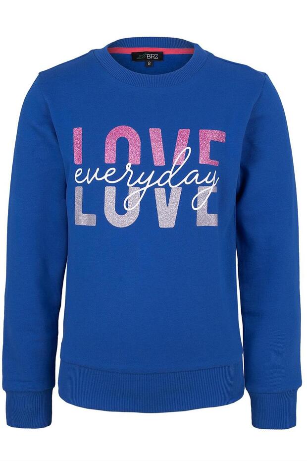 BRZ KIDS Love Baskılı Kız Çocuk Sweatshirt