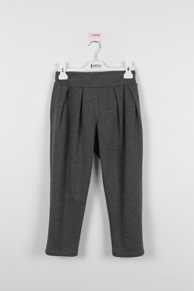 Girl's Slouchy Trousers with Elastic Waist
