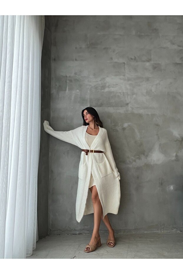 STRPHANİE İPEK KALIN HIRKA - 4