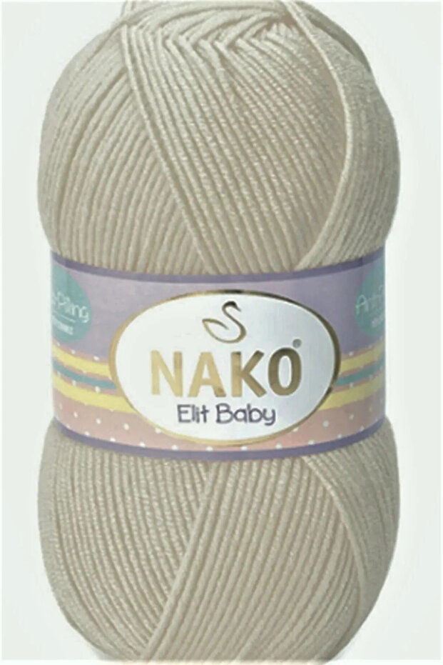 Elit Baby 5-Pack Hand Knitting Yarn 6662 Bone Color