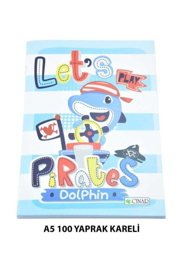 سينار A5 دفتر ملاحظات ذو مربعات 100 ورقة - 1