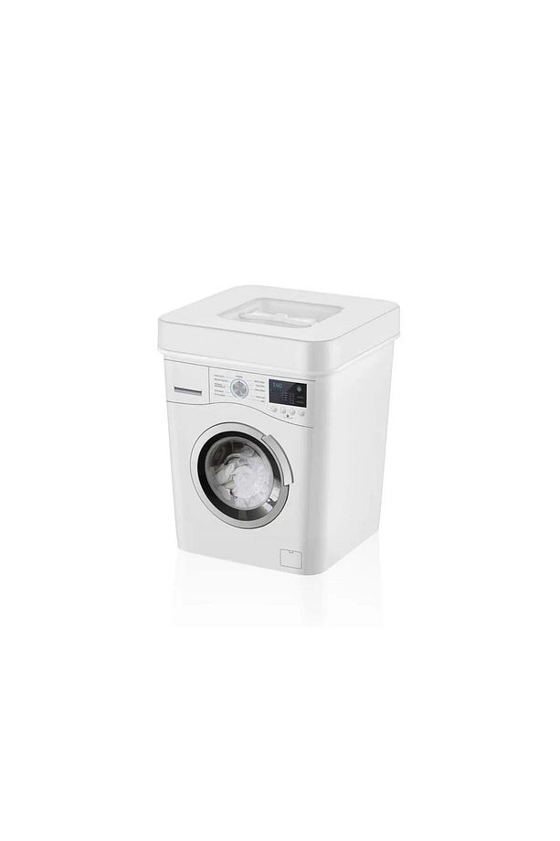 Çamaşır Makinesi Görünümlü Çok Amaçlı Deterjan Kutusu / Saklama Kutusu 3.5 Lt. - 1