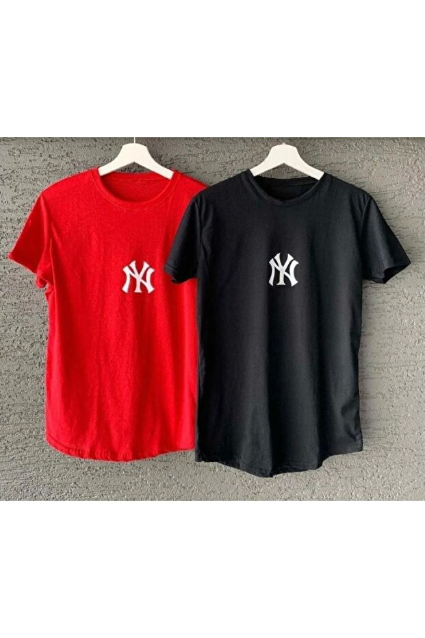 ΠΑΚΕΤΟ 2 μπλουζάκια Basic Slim Fit Oval Cut Crew Neck - 1