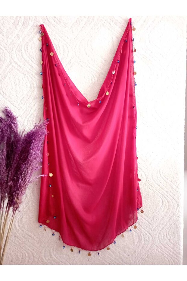 WOMEN'S RED TUBBENT LILA EVIL EYE BEADS