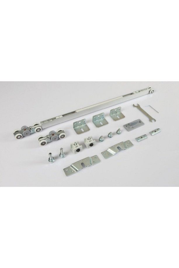 Çift Yöne Yavaşlatıcılı Sürme Kapı Sistemi M20 9010 Sft 60 Kg 2m Ray - 1