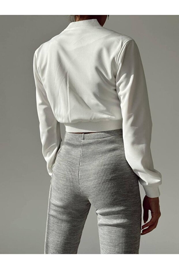 Bomber Jacket with Large Pockets - 3