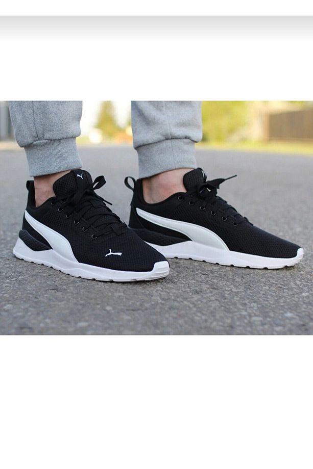 Anzarun Siyah Beyaz Sneaker Fileli Erkek Spor Ayakkabı 37112802 Anzarun Lite Puma - 1