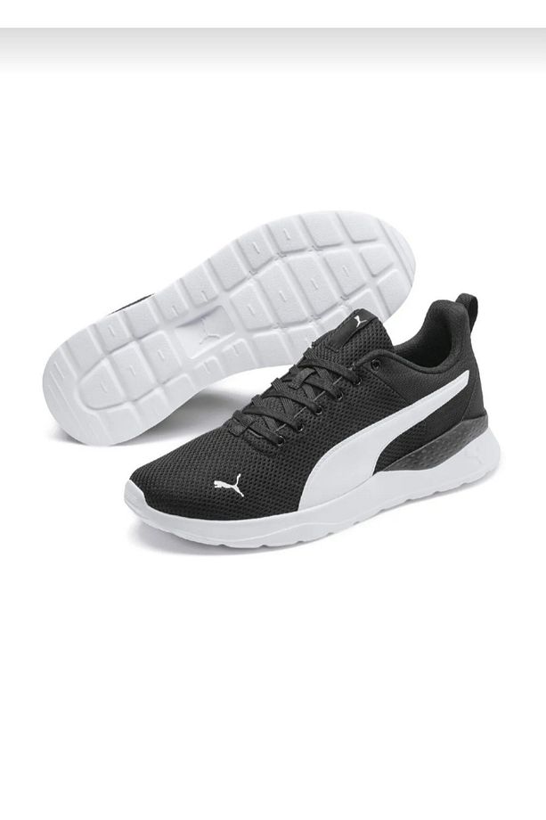 Anzarun Siyah Beyaz Sneaker Fileli Erkek Spor Ayakkabı 37112802 Anzarun Lite Puma - 5