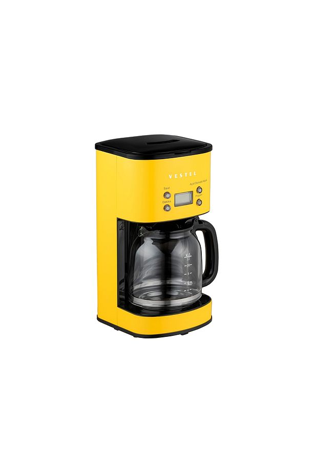 Retro Sarı Filtre Kahve Makinesi - 4