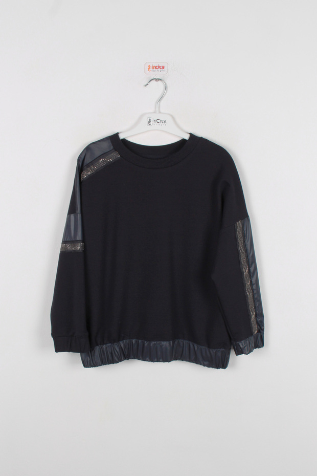 Girl's Stone Detailed Sweatshirt