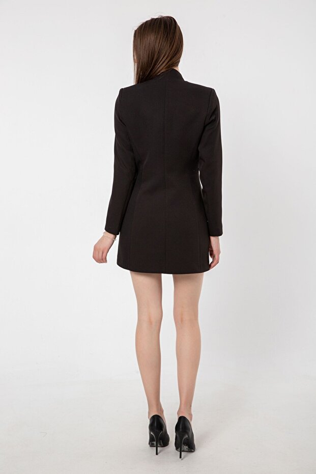 Jachetă clasică lungă înălțată - 5