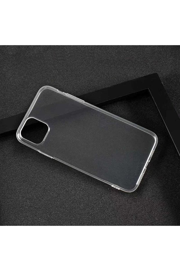 حافظة متينة ومرنة وشفافة غير ملونة متوافقة مع هاتف Apple iPhone 11 Pro Max