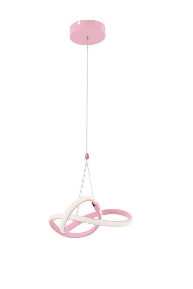 Modern Tekli Sarkıt Power Led Avize Pembe Beyaz Işık Ledli Çocuk Odası Avize - 3