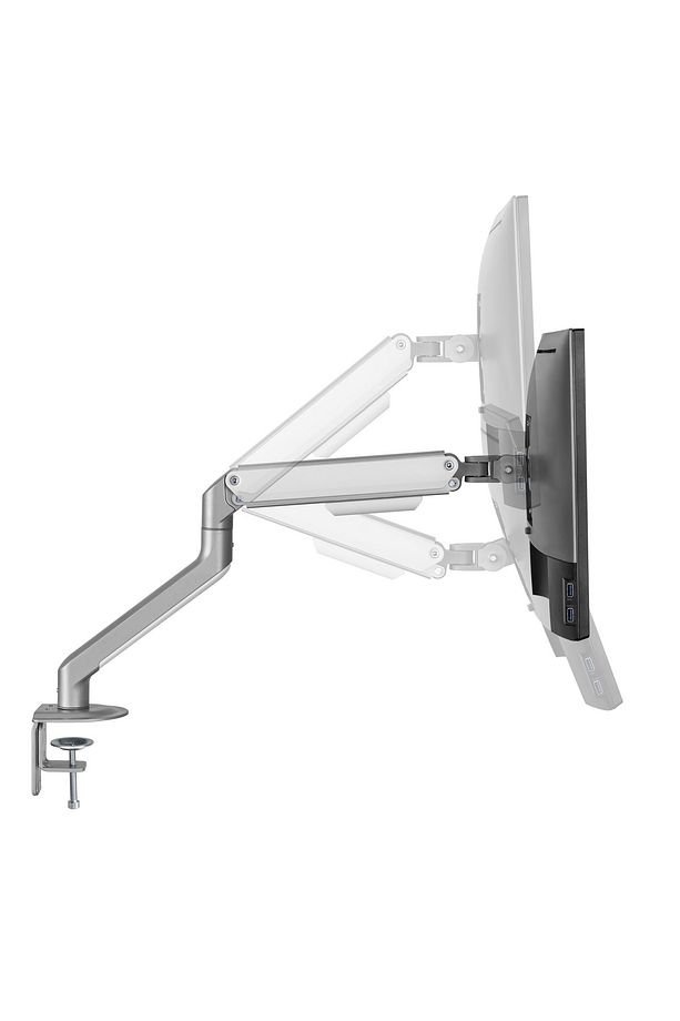 TM-63-C06 MEKANİK AMORTİSÖR DÜZ/KAVİSLİ EKRAN 17"-32" MAX 9 KG TEK MONİTÖR KOLU - 3