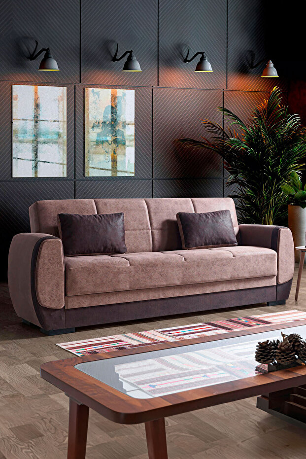 Bade Çekyatlı Koltuk Takımı 3+1 - 3