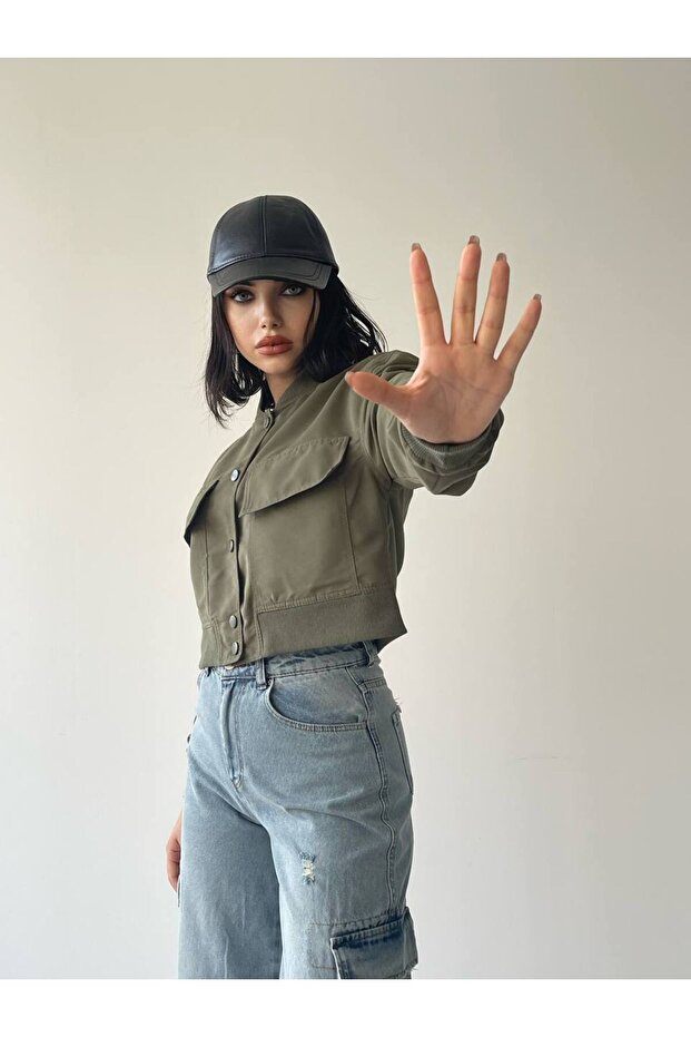 SOLOMON BOMBER CROP CEKET - 4