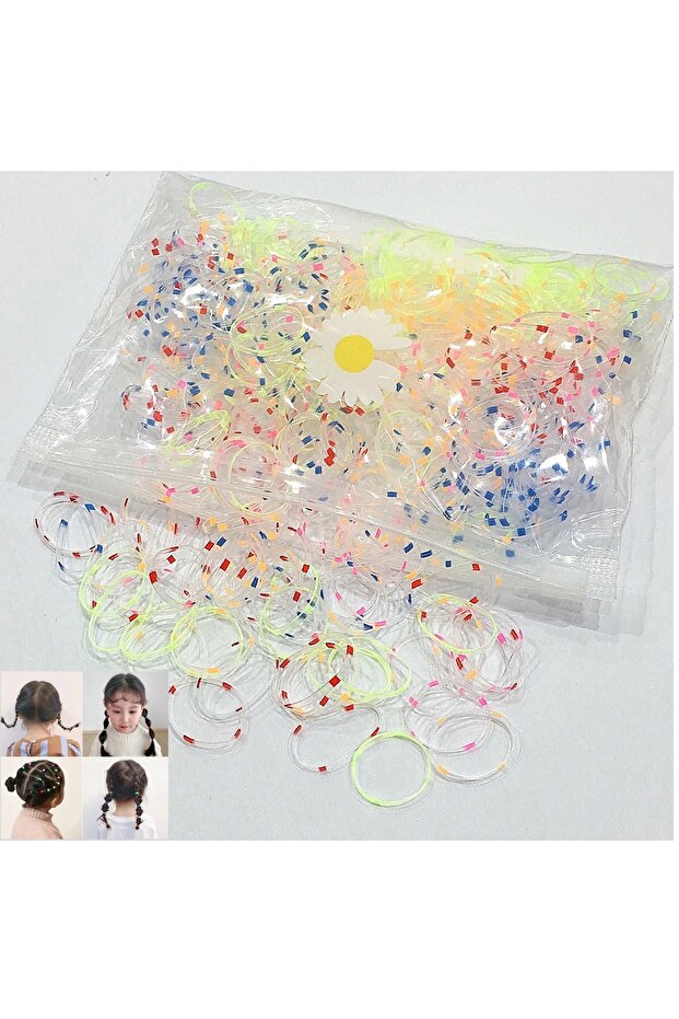 400 Pieces of Quality Knitted Elastics That Do Not Break in a Transparent Bag