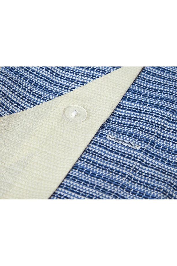 Geomodern Kolay Ütülenir Çift Kişilik Nevresim Takımı 200x220 Cm Lacivert - 3