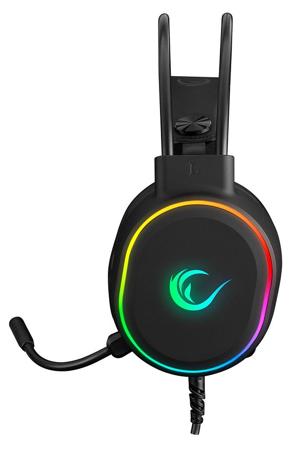 Rogue Siyah Usb 7.1 Rgb Ledli Gaming Esnek Mikrofonlu Oyuncu Kulaklık - 3