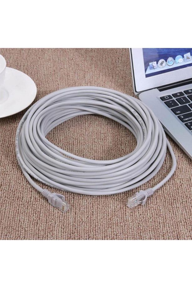 3 Metre Cat5e Kablosu Ethernet Lan Internet Kablosu - Rj45 Uçları Çakılı Jack Network Ads - 2