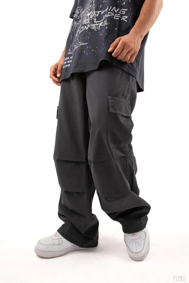 Y2k Cargo Pocket Street Style Halter Baggy Jean Unisex Trousers THE SOLO