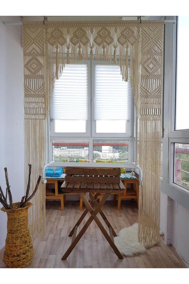 Makrome Kapı Perdesi - 1