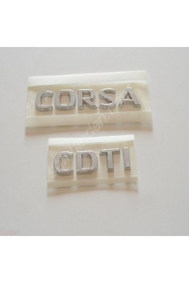 Opel Corsa Cdti Corsa D Arka Bagaj Yazısı Krom - 1