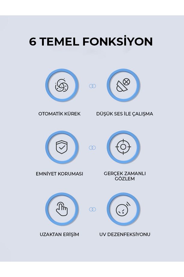 Akıllı Kedi Tuvaleti, Uv Işını Ile Bakterileri Öldürme, Koku Geçirmez - Uygulama Üzerinden Kontrol - 8