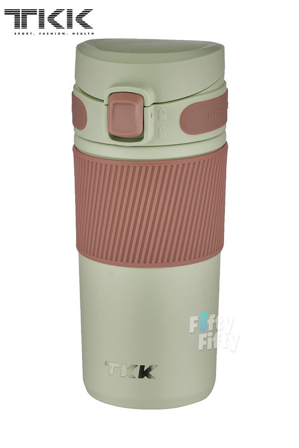 Tkk 450 ml Çelik Mug Kahve Bardağı 6 Saate Kadar Yalıtım Çelik Süzgeçli Termos 2001-450 - 1