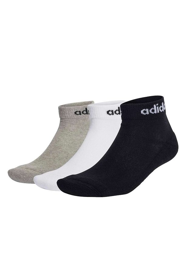 Linear Ankle Socks Cushioned Çorap - 3 Çift - 1