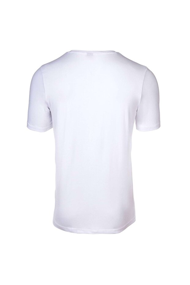 Herren T-Shirt, 4er Pack - Basic, Rundhals, einfarbig - 3
