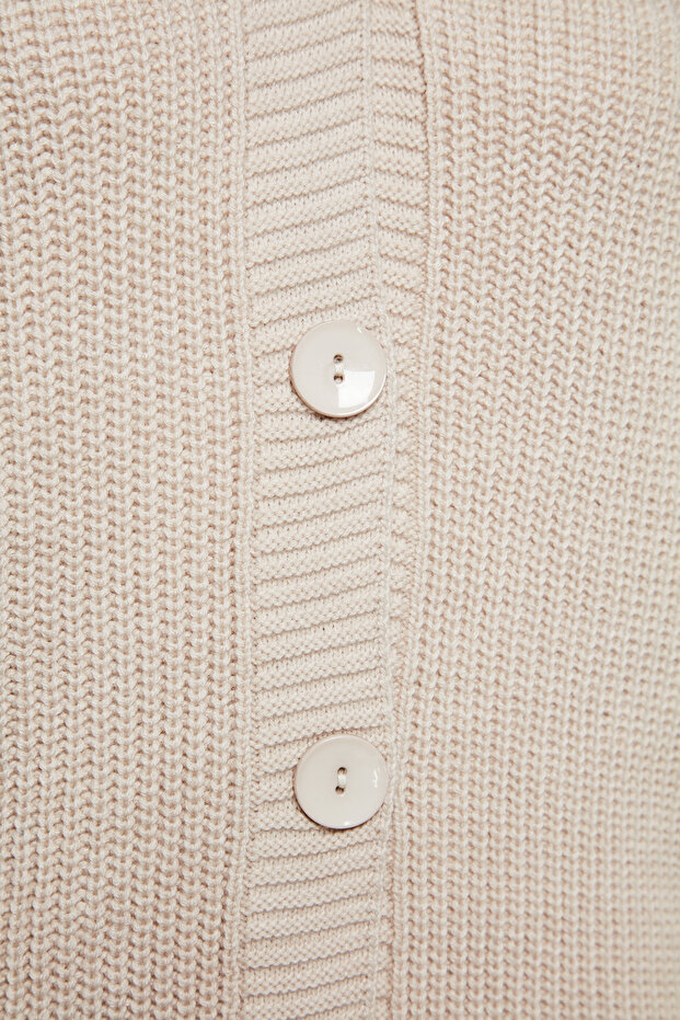 Taş Basic V Yaka Triko Hırka TWOAW24HI00383 - 7
