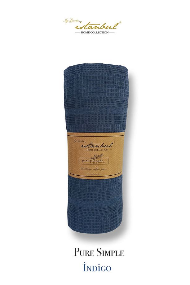 Tek Kişilik Tek Pike - Indigo Renk - 1