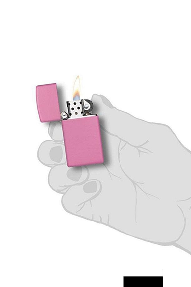 Çakmak Slim Pink Matte Pembe Çakmak 1638-000057 - 3