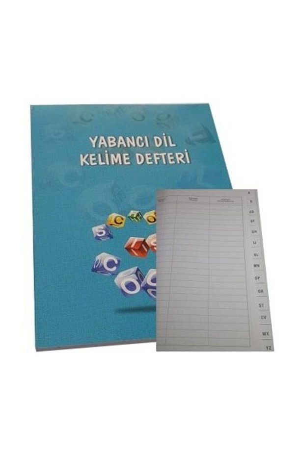 Yabancı Dil Kelime Defteri Karton Kapak - 1