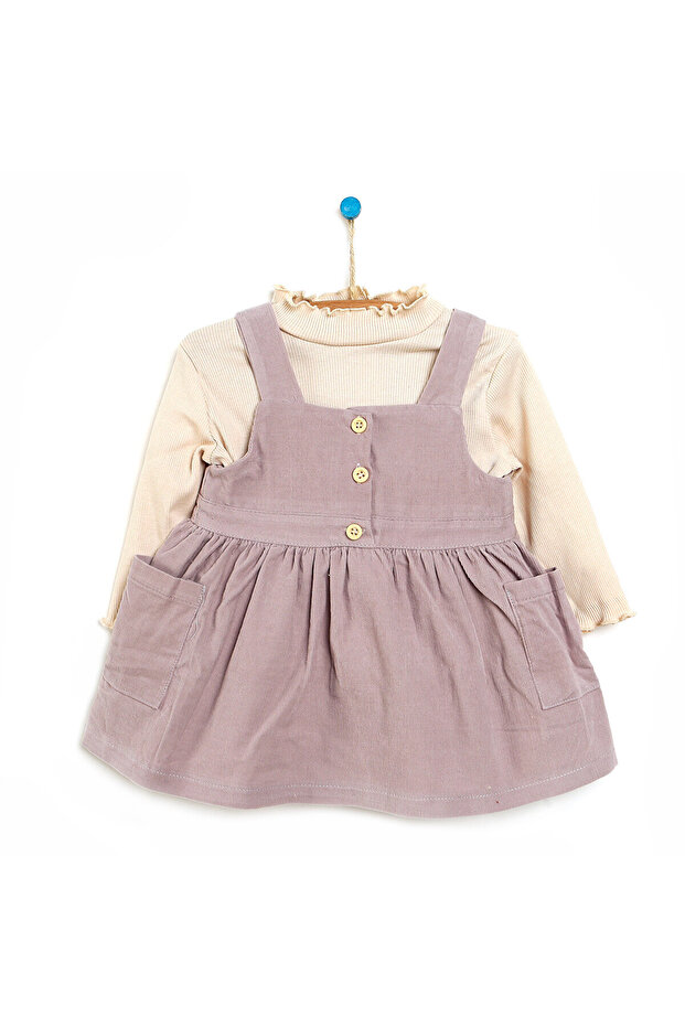 HelloBaby Baby Girl Velvet Gilet-Sweatshirt
