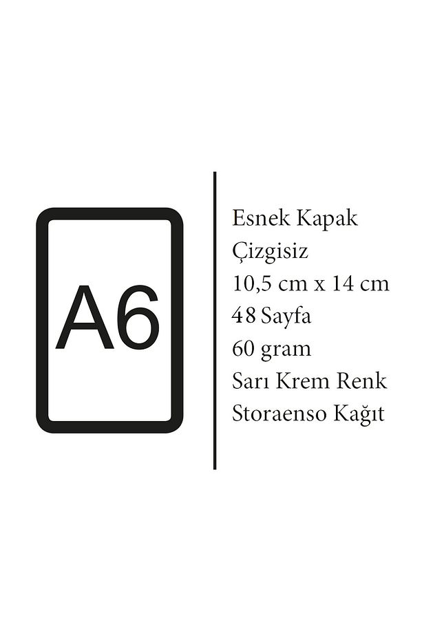 Magic Notebooks Series - Çizgisiz - 4 Defter - 48 Sayfa - 10,5x14cm - 6