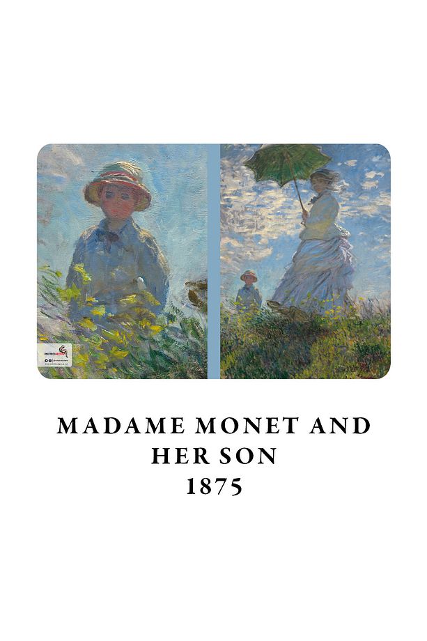 Claude Monet 4'lü Defter Seti - Impressionism Series - Çizgisiz - 64 Sayfa - 14x21cm - 5