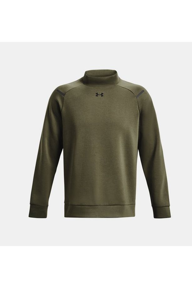 Erkek UA Unstoppable Fleece Mock 1379810-390 - 4