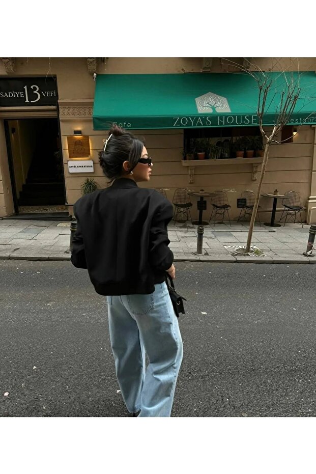 Kadın Mevsimlik Bomber Ceket - 3